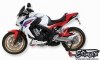 Mocowanie rejestracji + wypełnienie zadupka ERMAX UNDERTAIL Honda CB650F 2014 - 2016